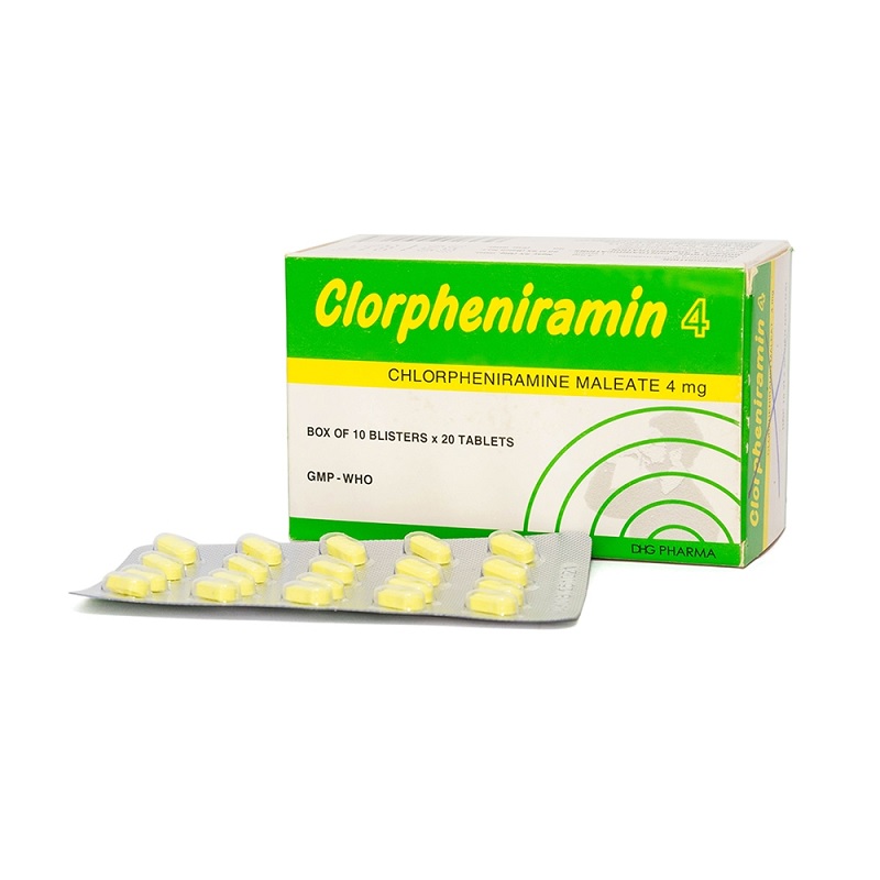 Thuốc clorpheniramin 4 giá bao nhiêu