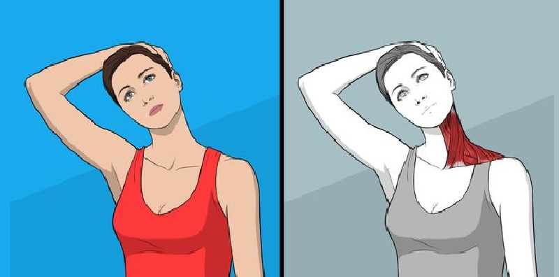 Tập luyện một số bài tập giãn cơ giảm đau vai gáy